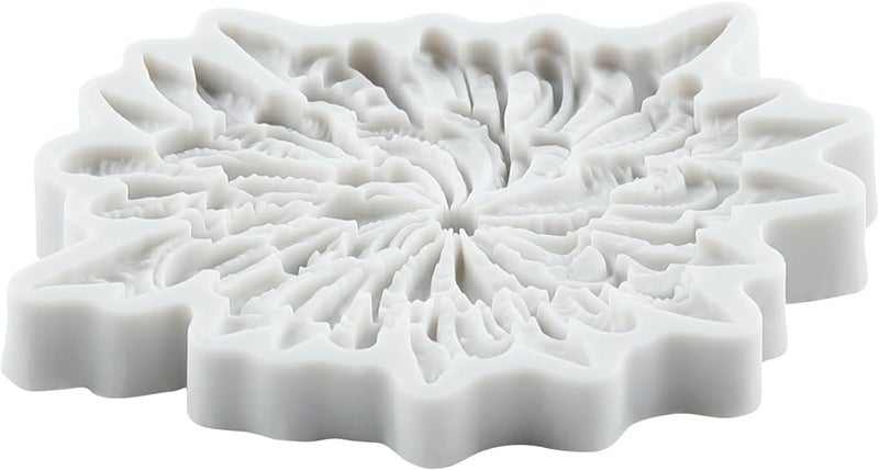 TAOXIBEI Flower Polymer Clay Mold Chrysanthemum Silicone Molds Flower Resin Mold for DIY Crafts Epoxy Resin Casting Air Dry Polymer Clay Plaster Jewelry Making - Image 3